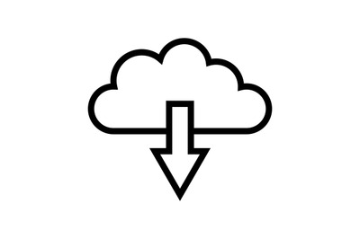 Download cloud icon
