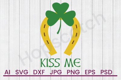 Kiss Me - SVG File, DXF File