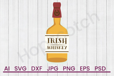 Irish Whiskey - SVG File, DXF File