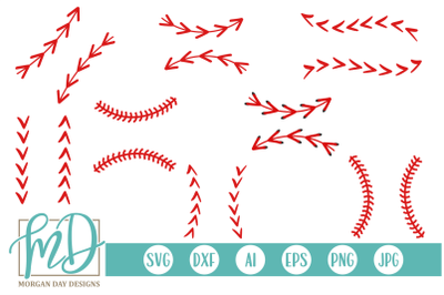 Baseball Stitches SVG