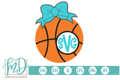 Basketball Monogram SVG