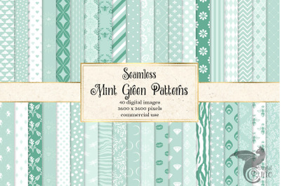 Mint Green Digital Paper