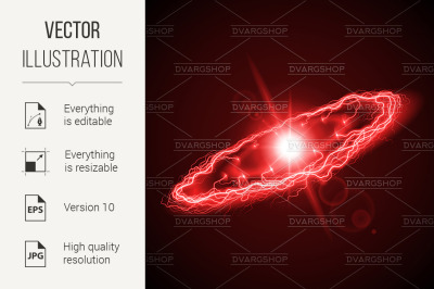 Ring lightening on dark background