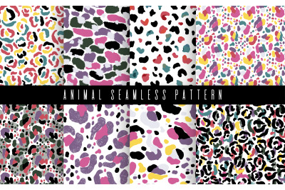 Animal fur seamless pattern