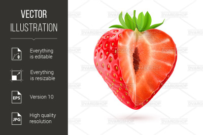 Appetizing strawberry