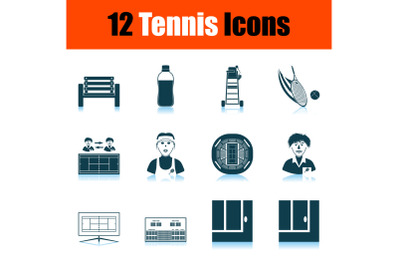 Tennis Icon Set