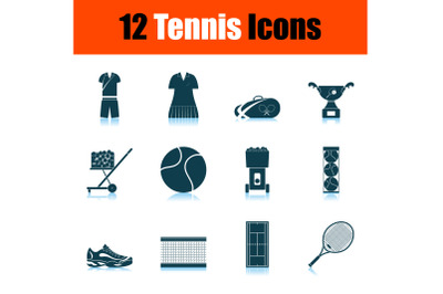 Tennis Icon Set