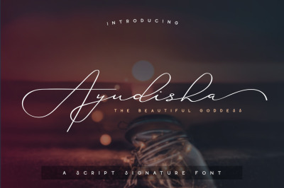 Ayudisha - A Script Signature Font