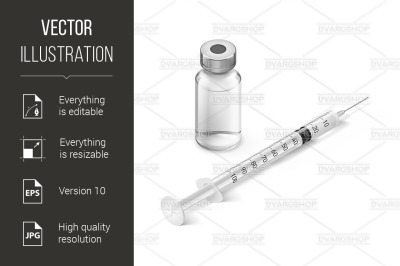 Medical Vial Syringe