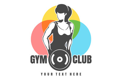 Gym or Fitness Club Emblem
