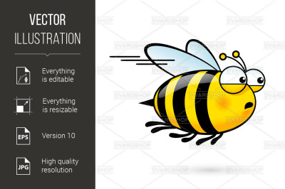 Cartoon Bee