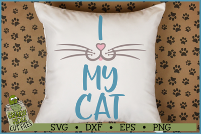 I Heart My Cat SVG