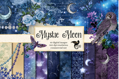 Mystic Moon Digital Scrapbook Kit