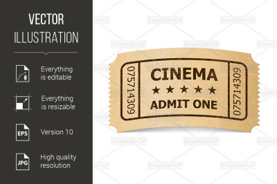 Cinema ticket.