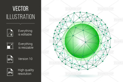 Sphere connected