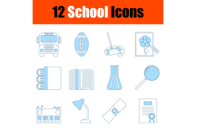 School Icon Set