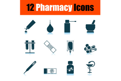 Pharmacy Icon Set