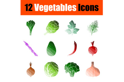 Vegetables Icon Set