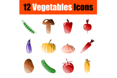 Vegetables Icon Set