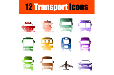 Transport Icon Set