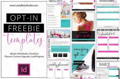 InDesign Bold Opt-in Freebie Templates