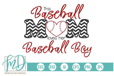 Baseball Mom SVG