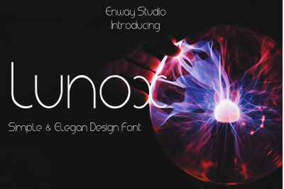 Lunox Sans Serif Font