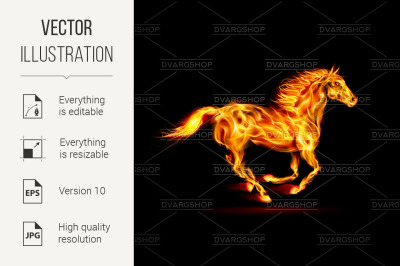 Fire horse.