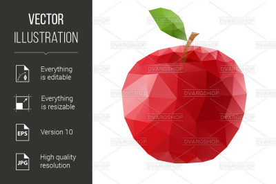 Polygonal apple