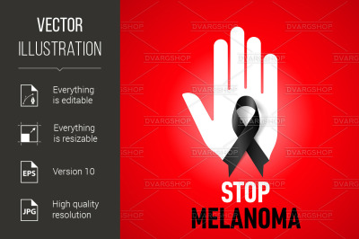 Stop Melanoma sign