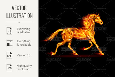 Fire horse.