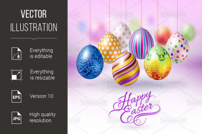 Happy Easter Greeting Card