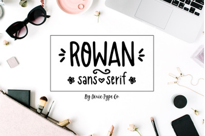 ROWAN SANS serif .OTF font