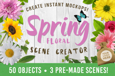 Spring Floral Mockup Creator