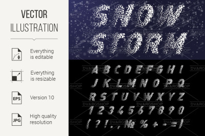 Snow Font