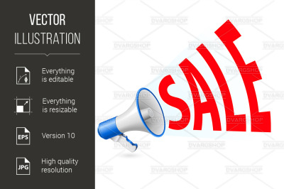 Sale megaphone