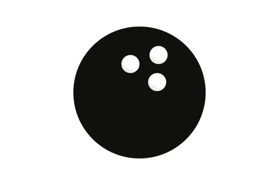 Bowling ball icon