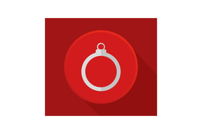 Christmas ball icon