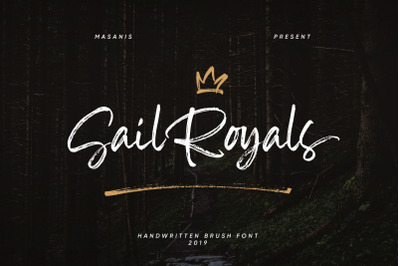 Sail Royals // Handwritten Brush Script
