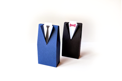 Wedding Tuxedo Suit Box | SVG | PDF | DXF