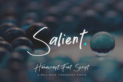 Salient - Handmade Font Script