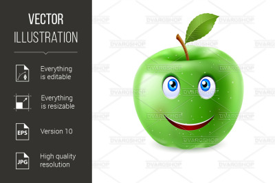 Cartoon Apple