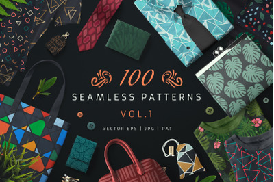 100 Seamless Patterns Vol.1