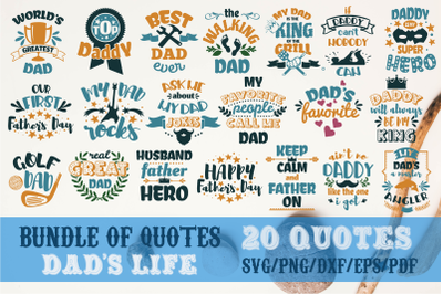 Dad&#039;s life bundle Father&#039;s bundle Daddy