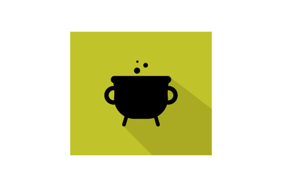 Halloween pot icon