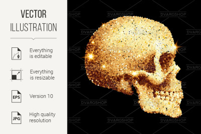 Abstract Skull