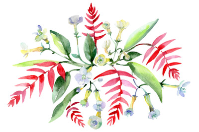 Bouquet Ariel watercolor png