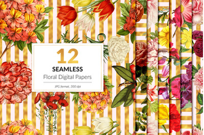 Floral Seamless Patterns