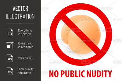 Stop sign nudism