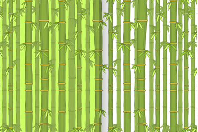 Seamless pattern with bamboo